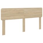 vidaXL Rám postele Sonoma dub 200 x 200 cm Konštruované drevo – Obrázok 7