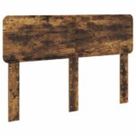 vidaXL Rám postele Údený Dub 140 x 190 cm Konštruované drevo – Obrázok 7