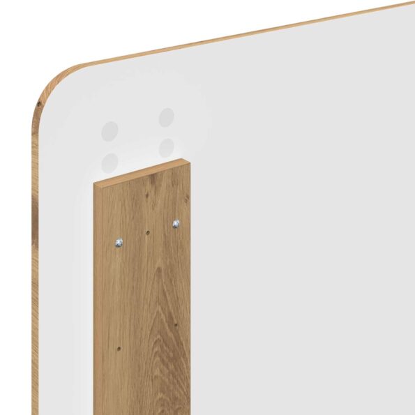 vidaXL Rám postele Remeselný dub 100 x 200 cm Kompozitné drevo – Obrázok 11