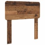vidaXL Rám postele Staré drevo 90 x 200 cm Kompozitné drevo – Obrázok 6