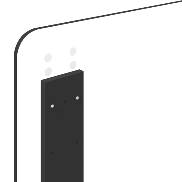 vidaXL Rám postele s čelnou doskou Čierna 75 x 190 cm Kompozitné drevo – Obrázok 11