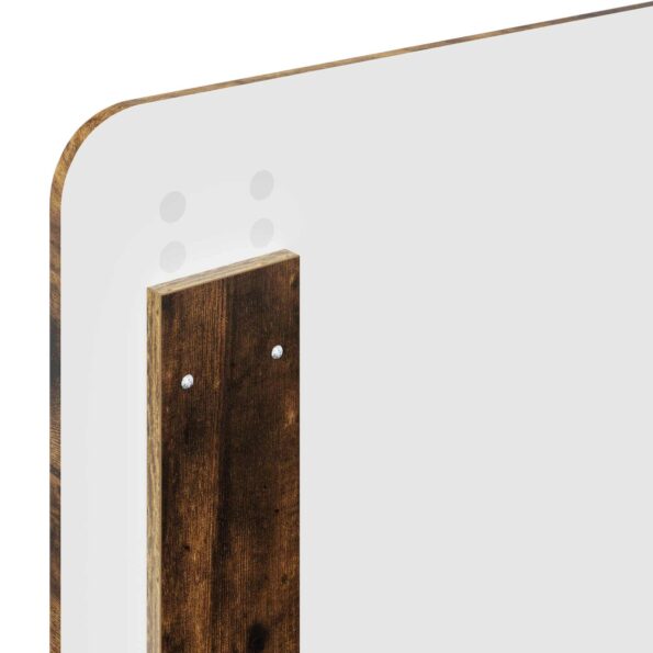vidaXL Rám postele so zásuvkou Dymová dub 75 x 190 cm Kompozitné drevo – Obrázok 11