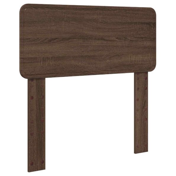 vidaXL Rám postele so zásuvkou Hnedý dub 75 x 190 cm Kompozitné drevo – Obrázok 6