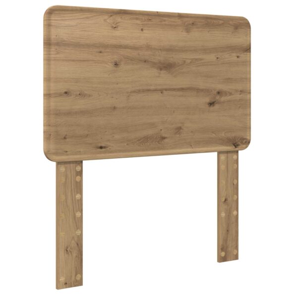 vidaXL Rám postele s čelnou doskou Remeselnícky dub 90 x 190 cm – Obrázok 6