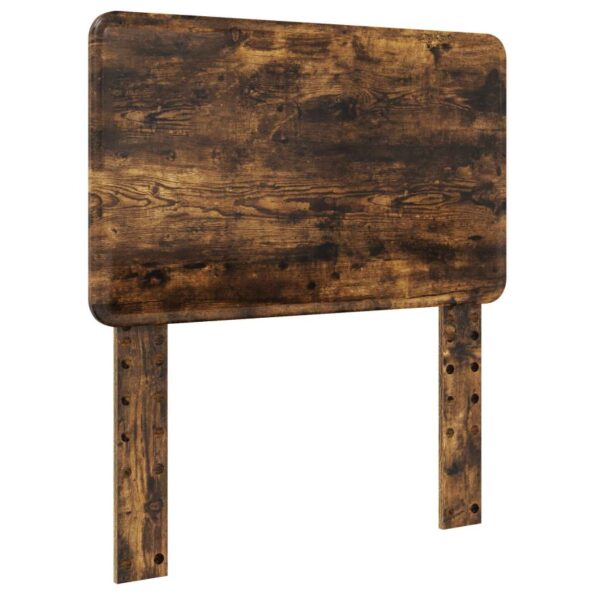 vidaXL Rám postele Dymová dub 90 x 190 cm Inžinierske drevo – Obrázok 7