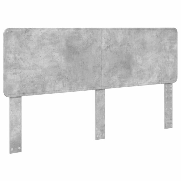 vidaXL Úložná posteľ Betónová šedá 200 x 200 cm Kompozitné drevo – Obrázok 7