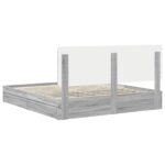 vidaXL Úložná posteľ Sivý Sonoma 180 x 200 cm Kompozitné drevo – Obrázok 10