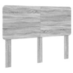 vidaXL Rám postele Sivý Sonoma 140 x 200 cm Kompozitné drevo – Obrázok 7