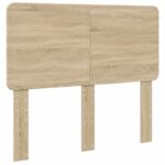 vidaXL Úložná posteľ Sonoma dub 120 x 200 cm Kompozitné drevo – Obrázok 7