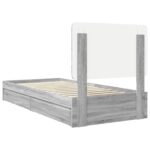 vidaXL Úložná posteľ Sivý Sonoma 90 x 200 cm Kompozitné drevo – Obrázok 10