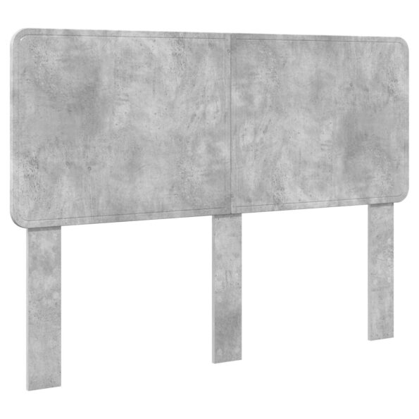 vidaXL Rám postele Betónová šedá 140 x 200 cm Kompozitné drevo – Obrázok 7