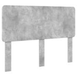 vidaXL Rám postele Betónová šedá 140 x 190 cm Kompozitné drevo – Obrázok 7