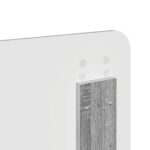 vidaXL Rám postele Sivý Sonoma 140 x 190 cm Kompozitné drevo – Obrázok 12