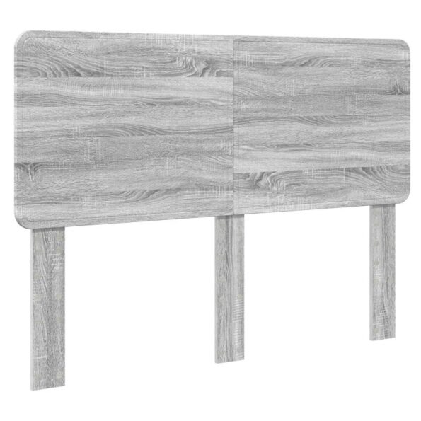 vidaXL Rám postele Sivý Sonoma 140 x 190 cm Kompozitné drevo – Obrázok 7