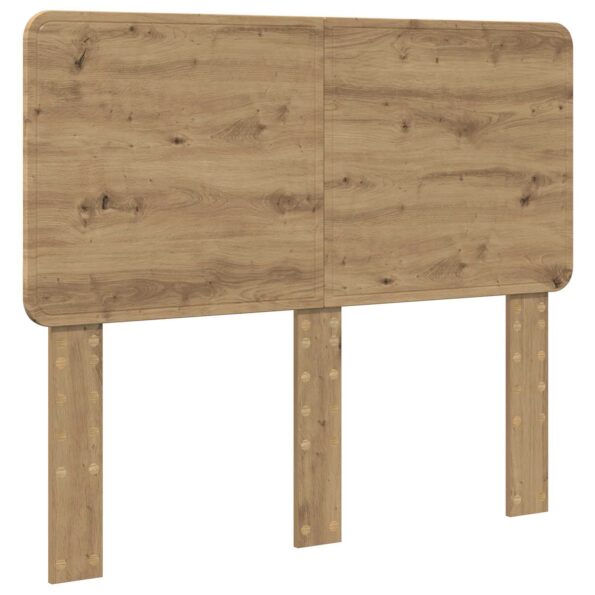 vidaXL Rám postele Remeselný dub 120 x 190 cm Kompozitné drevo – Obrázok 7