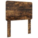 vidaXL Rám postele Dymová dub 100 x 200 cm Kompozitné drevo – Obrázok 6