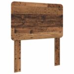 vidaXL Rám postele Staré drevo 100 x 200 cm Kompozitné drevo – Obrázok 6