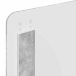 vidaXL Rám postele Betónová šedá 90 x 200 cm Kompozitné drevo – Obrázok 11