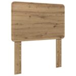vidaXL Rám postele Remeselný dub 90 x 190 cm Kompozitné drevo – Obrázok 6