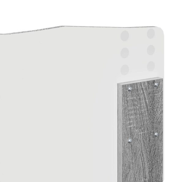vidaXL Rám postele Sivý Sonoma 140 x 190 cm Inžinierske drevo – Obrázok 12