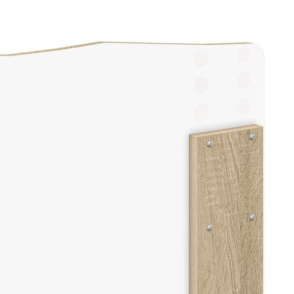 vidaXL Úložná posteľ Sonoma dub 150 x 200 cm Kompozitné drevo – Obrázok 12