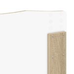 vidaXL Úložná posteľ Sonoma dub 140 x 200 cm Kompozitné drevo – Obrázok 12
