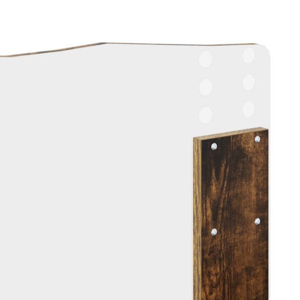 vidaXL Úložná posteľ Dymová dub 135 x 190 cm Kompozitné drevo – Obrázok 12