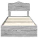 vidaXL Úložná posteľ Sivý Sonoma 100 x 200 cm Kompozitné drevo – Obrázok 8