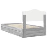 vidaXL Úložná posteľ Sivý Sonoma 90 x 190 cm Kompozitné drevo – Obrázok 10