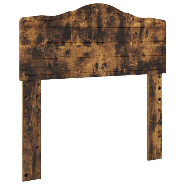 vidaXL Úložná posteľ Dymová dub 75 x 190 cm Kompozitné drevo – Obrázok 7