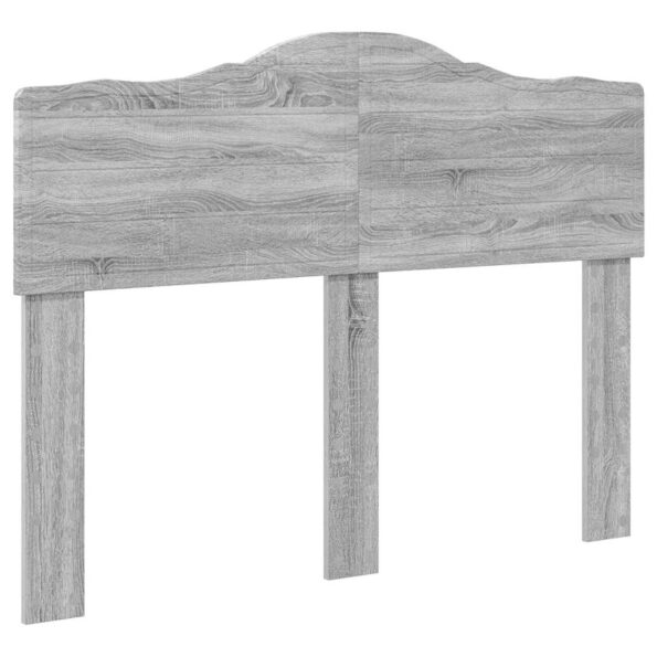 vidaXL Rám postele Sivý Sonoma 135 x 190 cm Kompozitné drevo – Obrázok 7