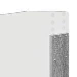vidaXL Rám postele Sivý Sonoma 120 x 190 cm Kompozitné drevo – Obrázok 12