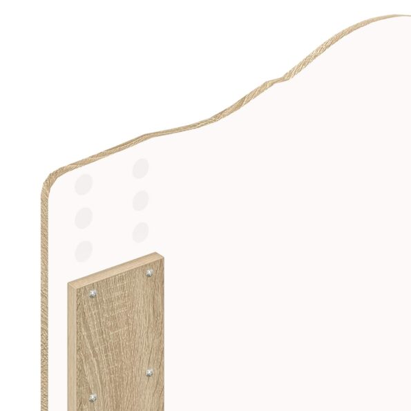 vidaXL Rám postele Sonoma dub 100 x 200 cm Kompozitné drevo – Obrázok 11