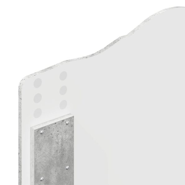 vidaXL Rám postele Betónová šedá 100 x 200 cm Kompozitné drevo – Obrázok 11