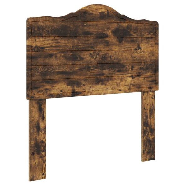 vidaXL Rám postele Dymová dub 100 x 200 cm Kompozitné drevo – Obrázok 6