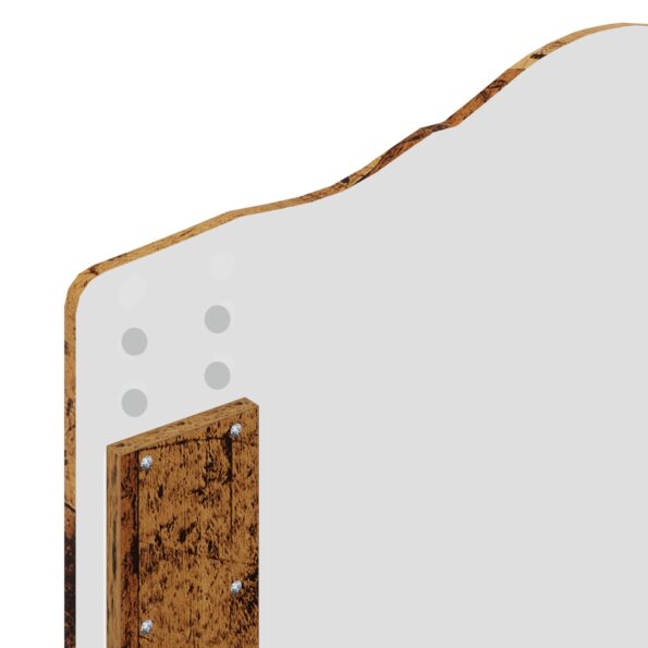 vidaXL Rám postele Staré drevo 90 x 190 cm Kompozitné drevo – Obrázok 11