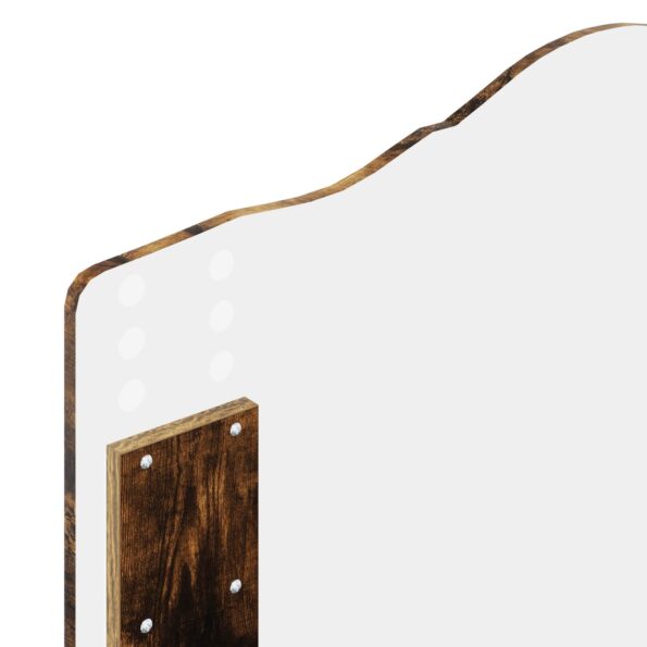 vidaXL Rám postele so zásuvkou Dymová dub 75 x 190 cm Kompozitné drevo – Obrázok 11