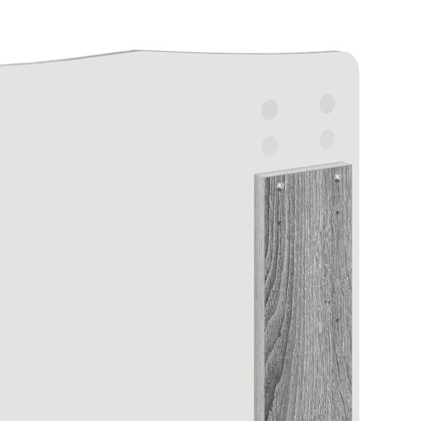 vidaXL Rám postele Sivý Sonoma 120 x 200 cm Masívne borovicové drevo – Obrázok 11