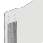 vidaXL Rám postele Sivý Sonoma 90 x 200 cm Masívne borovicové drevo – Obrázok 11