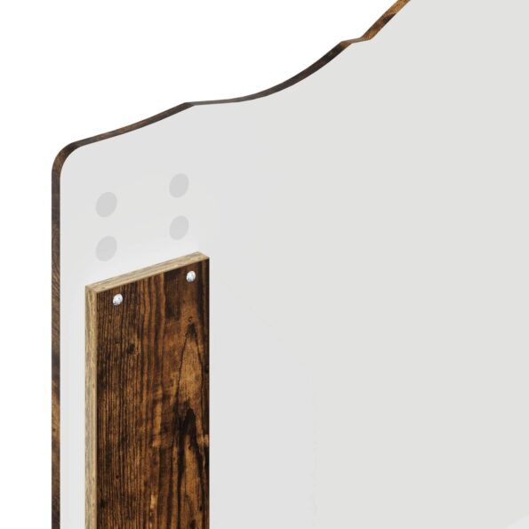 vidaXL Rám postele Údený Dub 100 x 200 cm Inžinierske drevo – Obrázok 12