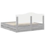 vidaXL Úložná posteľ Sivý Sonoma 180 x 200 cm Kompozitné drevo – Obrázok 10