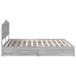 vidaXL Úložná posteľ Sivý Sonoma 180 x 200 cm Kompozitné drevo – Obrázok 9
