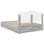vidaXL Úložná posteľ Sivý Sonoma 160 x 200 cm Kompozitné drevo – Obrázok 10