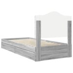 vidaXL Úložná posteľ Sivý Sonoma 90 x 200 cm Kompozitné drevo – Obrázok 10