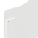 vidaXL Rám postele so zásuvkou Biela 75 x 190 cm Kompozitné drevo – Obrázok 12