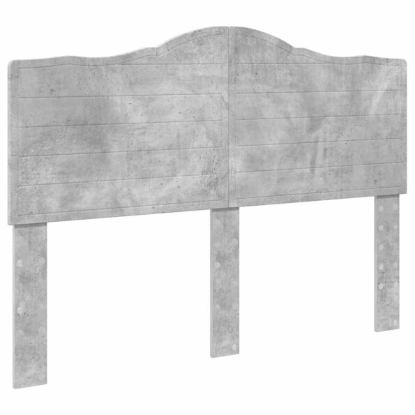 vidaXL Rám postele Betónová šedá 150 x 200 cm Kompozitné drevo – Obrázok 7