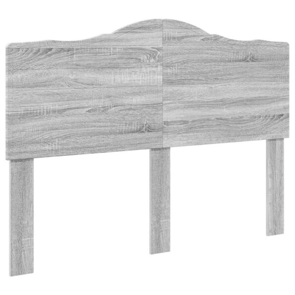 vidaXL Rám postele Sivý Sonoma 140 x 190 cm Kompozitné drevo – Obrázok 7