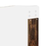 vidaXL Rám postele Dymová dub 135 x 190 cm Kompozitné drevo – Obrázok 12