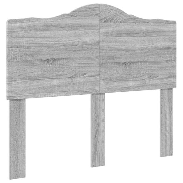 vidaXL Rám postele Sivý Sonoma 135 x 190 cm Kompozitné drevo – Obrázok 7