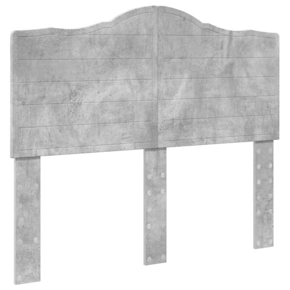 vidaXL Rám postele Betónová šedá 120 x 190 cm Kompozitné drevo – Obrázok 7